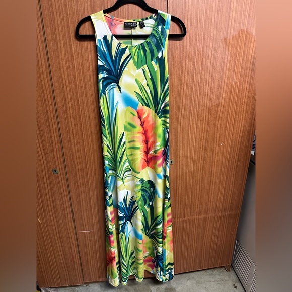 Attitudes by Renee Tropical Dress- Size XXS - Picture 1 of 11